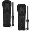 Leikurvo 2x Telecomando Wii, controller di gioco Controller Wii connessione sensore di movimento remoto wireless controller gamepad sostitutivo per console Wii e Wii, con custodia silicone e cinturino da polso