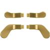 eXtremeRate 4 Paddles Metallo per Xbox Elite Series 2 Controller,Palette Levette Posteriori in Acciaio Inossidabile Ricambio per Xbox Elite V1/Series 2 Core Joystick-Eroe Oro