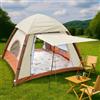 air swimmers Tenda Gonfiabile per 2-4 Persone, Tenda Gonfiabile da Campeggio (Montaggio Rapido), con Tetto Impermeabile (3500 mm), Familiare Inflatable Tent (210 x 210 x 175 cm), Inclusa Pompa.