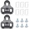 Zouwel Compatibile con Look Keo Cleats Bike Pedali 3 fori Grip Blade 2 Max Carbon Classic Cleats, skateboard compatibile con scarpe da bicicletta, 4,5° MTB Pedal Strada Antiscivolo Set di accessori per