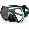 Gaethra Maschera Snorkeling Adulti, Panoramica HD a 180° Maschera Subacquea, Regolabile Maschera Subacquea Professionale, Antiappannamento e Anti-Perdite, unisex, per Immersioni, Snorkeling e Nuoto