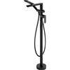 Arcdesign Selection Miscelatore vasca nero freestanding