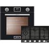 Kaiser EG 6374 SP + KCG 9387, Forno a gas autarcico, 79L+90cm,Piano cottura da incasso