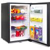 Smad Frigorifero 12V 220V, Frigo Camper, Mini Frigo da Camera, Minibar Silenzioso per Ufficio Auto Hotel Campeggio Viaggio, 50L, Nero
