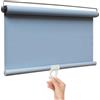 KGUDYS Tende a Rullo a Protezione Solare,Tende Oscuranti a Retrattile Con Ventose,Tende Avvolgibili,Tenda Avvolgibile Temporanea Portatile,40/50/60/80/100/110/140/150cm Wide,Grey-70x200cm(27.5x78.7in)