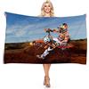 Generic Telo Da Spiaggia 90x180 cm 3D Moto Estrema Teli Mare in Microfibra Telo Mare Grande da Assorbente per Adulti e Bambini Asciugamano da Viaggio per Palestra, Yoga, Nuoto, Campeggio