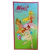 Winx Club Telo Mare Bambina Bloom Flora Stella Asciugamano Bagno Doccia in Cotone Spugna Winks