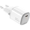 Celly 30 Watt Alimentatore caricabatterie Type-C Fast - Bianco