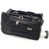 Clacson Trolley Borsone da Viaggio 2 Ruote Impermabile Resistente Economico,Nero