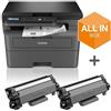 Brother Multifunzione 3in1 Laser A4 ALL IN BOX Grey e Black DCPL2627DWXL