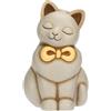 Thun Gatto Momi con Fiocco, Grande, Ceramica, Collezione Altro novità 2025, 12,5 x 12,9 x 20,3 cm