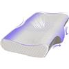Good Nite Cuscino cervicale ortopedico in memory foam, cuscino ergonomico per dolori al collo, per chi dorme sul fianco (60 x 36 x 13/10 cm)