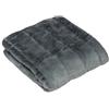 Paoletti Empress Coperta (Carbone - 130x180cm) | Coperta Da Divano Decorativa Elegante Minimalista Ecopelliccia Morbida Pesante Di Lusso