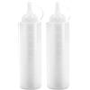 IBILI 773902, Flacone per Salse, In plastica, Bianco, 250 ml (Confezione da 2)