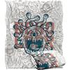 LOGOVISION Dungeons & Dragons Retro Beholder Coperta super morbida al tatto setoso - 152 x 127 cm