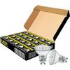EACLL Lampadine LED GU10 4.9W Equivalente a Alogena 70W, Pacco da 20, 515lm 2700K Bianco Caldo, Faretti AC 230V senza Sfarfallio, Angolo a Fascio 120° Spot, Non Dimmerabile Lampade Riflettore
