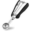 TJ POP Porzionatore Per Gelato 35mm, Cucchiaio Gelato, TJ POP Paletta Per Gelato In Acciaio Inox Con Grilletto E Manico Confortevole Per Palla Gelato, Cottura, Palla Melone