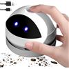 SPORWAY Mini Aspirapolvere da Tavolo: Portatili Aspirabriciole da Tavolo, Robot Aspirapolvere da Tavolo, USB Ricaricabile Mini Aspirapolvere da Scrivania per Casa, Scuola, Ufficio, Tastiera (Bianco-2)