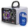 Fwiull Generatore di Ozono 60000 mg/h, Fwiull Ozonizzatore Portatile per Abitazioni e Auto, Purificatore d'aria all'Ozono O3, Ozonizzatore Industriale Timer da 120 Minuti per Odori di Animali Domestici