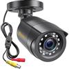 Anlapus 1080P Telecamera Analogica di Sorveglianza per Esterni, 2MP Videocamera Cablata AHD/960H/CVI/TVI, Visione Notturna da 24 m, IP66 Resistente alle Intemperie