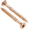 Keple 5mm Viti per Legno Autofilettanti Torx Giallo in Acciaio al Carbonio con Zinco Placcato Multiuso per Legno Uso Testa Piatta (scatola di 200 pezzi) Taglia: 5mm x 120mm