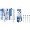Procter & Gamble Oral-B iO 9 Go Electric Spazzolino Elettrico Pulizia Professionale, Azione Sbiancante e Protezione, Bianco + Testine Spazzolino Elettrico, Confezione da 4 pezzi, Ultimate Clean, Bianco