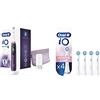 Oral-B iO 8 Go Electric Spazzolino Elettrico Pulizia Professionale, Intelligenza Artificiale e Micro-Vibrazioni, 1 Testina & iO Testine Spazzolino Elettrico, Confezione da 4 pezzi