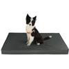 Rucener Letto Per Cani In Memory Foam, Letto Cane Cuccia Ortopedica Per Cani Di Taglia Piccola, Media e Grande, a 2 Strati, Cuccia Cane Interno Con Rivestimento Rimovibile e Lavabile (grigio, XL)