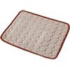 MISSMAO Tappetino Raffreddamento per Cani Gatti, Tappeto Rinfrescante Cuscino Letto Refrigerante Lavabile Tappetino per Dormire per Animali Domestici per Dissipazione Calore Estate,Caffè,XL (100x70cm)