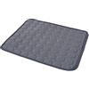 MISSMAO Tappetino Raffreddamento per Cani Gatti, Tappeto Rinfrescante Cuscino Letto Refrigerante Lavabile Tappetino per Dormire per Animali Domestici per Dissipazione Calore Estate,Grigio2,XS (40x30cm)