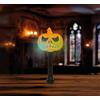 FIESTAS GUIRCA | Bacchetta LED Zucca (22 cm) - Decorazione di Halloween e Feste di Scheletri - Ideale per Dolcetto o Scherzetto e Celebrazioni a Tema - Giocattolo Luminoso - Arancione e Nero