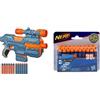 Hasbro Nerf Elite 2.0-Phoenix Cs-6 (Blaster Motorizzato Con Caricatore A Clip, Mirino E 12 Dardi Inclusi), E9961Eu4 & Nerf Elite Ricarica Da 30 Dardi