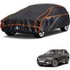 kayme Telo Copriauto Antigrandine, Adatto per Auto a Volvo XC90 (2015-2024), Kayme Copertura Auto Antigrandine Impermeabile E Resistente Anti UV Antipolvere Vento, con strisce riflettenti - Nero.