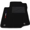Somer Car Tappetino Lato Guida Per Citroen C1 (2005-2014) – Moquette Nera Con Battitacco – Made In Italy