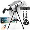 NACATIN F80090 Telescopio astronomico (bianco)