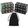 BOXOB 48pz Dadi Contatori Abilità, Potenziare Statistiche delle Creature Gettoni Dadi Fedeltà Contatori Vita Magici per MTG TCG Accessori per Giochi di Carte con Sacchetto di Velluto