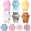 GWAWG 10 pezzi Squishy Gatto e Zampa di Gatto Mochi Squishy Kawaii Yoyo Taba Fufu Squishies Giocattolo antistress per bambini e adulti, giocattoli di relax carini regali divertenti per compleanno e