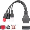 LGEGE Cavo diagnostico per moto Obd2, adattatore 3 in 1 adatto per Yamah, 16 pin a 3 pin 4 pin 6 pin