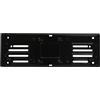 GAMBC Portatarga Auto in Lega di Acciaio GAMBC® - Porta targa auto - Universale - Ultraresistente - Nero