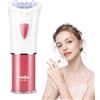 SOLITUZURODE Epilatore viso da donna, epilatore delicato da donna, senza fili, epilatore indolore per donne, per viso, zona bikini, corpo, gambe, braccia, bagnati e asciutti, depilatore per donne