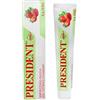 President DENTIFRICIO KIDS PER BAMBINI 3-6 ANNI. Gusto Fragola. Previene la formazione della carie, protegge gengive e smalto dei denti. Senza parabeni, SLS, allergeni e PEG- RDA 30-50 ml