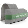 Well B4 Poggiatesta per divano con contrappeso (100% spugna memory foam) - cuscino cervicale, Cuscino per il collo, Cuscino per la lettura, Cuscino per poltrona e sedia gaming, Poggiatesta auto cuscini sdraio