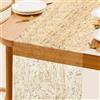 InnoHHustle Runner da tavola da 3 m, 60 x 300 cm, in chiffon trasparente color oro, con glitter metallizzati, runner da tavola per matrimoni, paillettes, tovaglia bohémien, per compleanni, Natale, decorazione da
