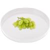 YZROHYI Vassoio Decorativo Rotondo 30 cm,Vassoio Portaoggetti Bagno,Piatto Centrotavola Moderno,Vassoio Porta Candele,Round Serving Tray,Vassoio Cucina Plastica,Cosmetici Piatti per Gioielli