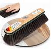 ORGAFLIX Scopa di alta qualità senza manico in crine di cavallo con protezione dei bordi, 28 cm, extra resistente alla polvere grazie alla miscela di capelli di cavallo, scopa, scopa senza manico per