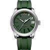 Naviforce NANVIFORCE Orologi di moda con cinturino in silicone Top Brand Luxury Men Watch Sport Impermeabile Orologio al Quarzo Uomo, Argento, inglese