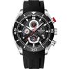 NAVIFORCE Orologio cronografo da uomo, impermeabile, cinturino in morbido silicone, sportivo, al quarzo, con data automatica, Sbb, Cinturino