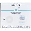 Maison Berger Paris Diffuseur Électrique Ricarica per Diffusore Nomade - Vent d'Ocean - Profumo per Diffusore