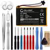 CELLONIC, Navigazione Batteria, compatibile con Navigon 70/71, 70 Premium, 70 Plus (1200mAh, 3.7V) + Set di attrezzi