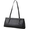 DONNAIN Borsa a tracolla alla moda in vera pelle per donne, piccola borsa da donna e pochette, Nero , M